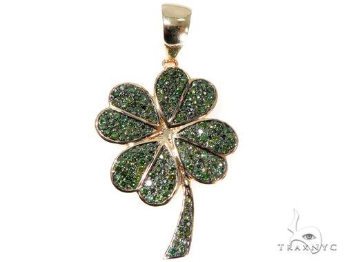 Shamrrock Clover Pendant Saint Patrick's Day 64186 - Image 1
