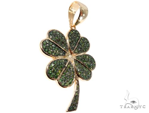 Shamrrock Clover Pendant Saint Patrick's Day 64186 - Image 2