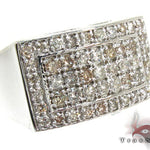 Silver 5 Row Prong Diamond Ring 25652 - Image 1