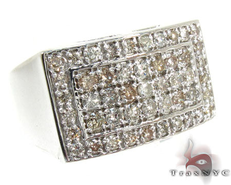 Silver 5 Row Prong Diamond Ring 25652 - Image 1