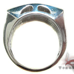 Silver 5 Row Prong Diamond Ring 25652 - Image 5