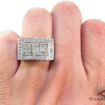 Silver 5 Row Prong Diamond Ring 25652 - Image 7