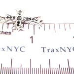 Silver Black Diamond  Cross Crucifix 32659 - Image 8