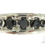 Silver Black Diamond Ring 57037 - Image 2