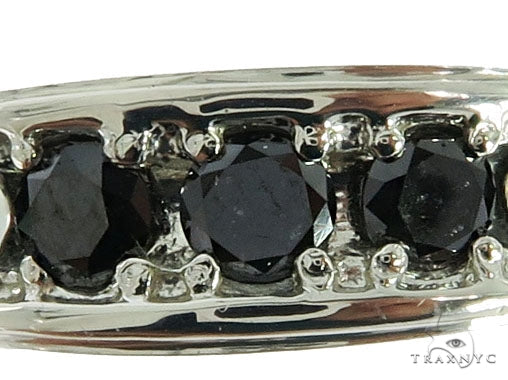 Silver Black Diamond Ring 57037 - Image 3