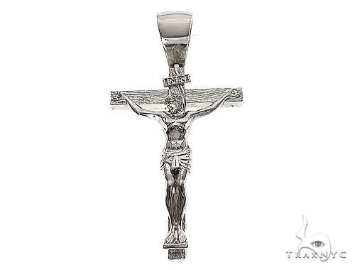 Silver Crucifix Jesus Cross 66457 - Image 1