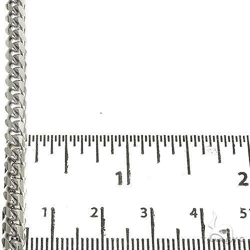 Silver Crucifix Jesus Cross Cuban Chain Set With Miami Cuban Chain 67201 - Image 5