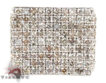 Silver Diamond Modern Ring 25653 - Image 2