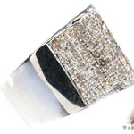 Silver Diamond Modern Ring 25653 - Image 4