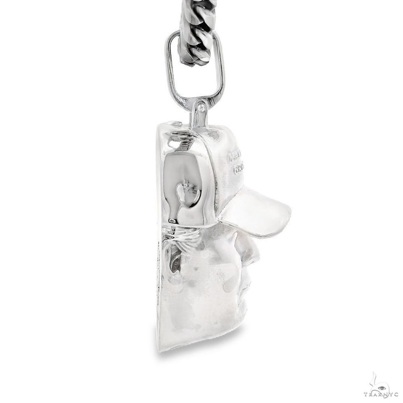 Silver Donald Trump Head Pendant Franco Set 70106 - Image 3