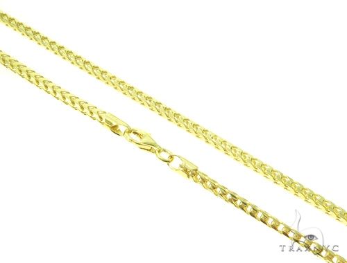 Silver Franco Link Chain 24 Inches 2.5mm   61586