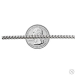 Silver Franco Pave Chain 3.8mm 20 inches 70632 - Image 4