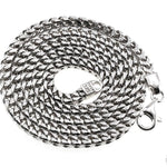 Silver Franco Pave Chain 3.8mm 24 Inches 70630 - Image 3