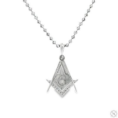 Silver Masonic Emblem Pendant -Small 70749 - Image 1
