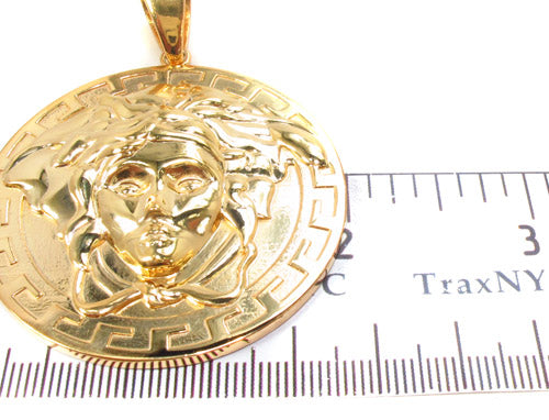Gold Plated 925.Silver Medusa Head Pendant 33835 - Image 7