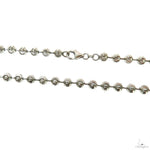 Silver Moon Cut Link Chain 4mm 24 Inches 69809 - Image 4