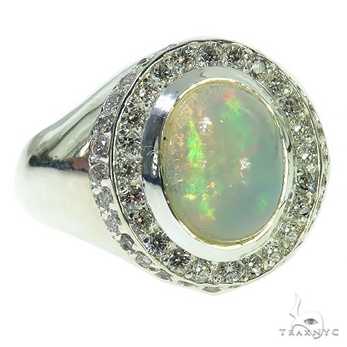 Silver Opal Ring 67339 - Image 2