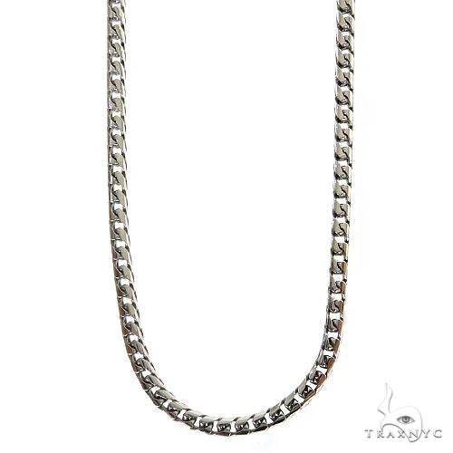Silver Semi-Solid Franco Link Chain 2mm 22 Inches 69821 - Image 1