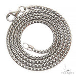 Silver Semi-Solid Franco Link Chain 2mm 22 Inches 69821 - Image 3