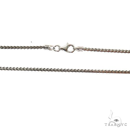 Silver Semi-Solid Franco Link Chain 2mm 22 Inches 69821 - Image 4