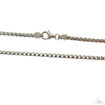 Silver Semi-Solid Franco Link Chain 3mm 24 Inches 69820 - Image 4