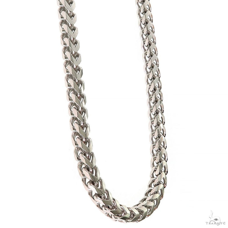 Silver Semi-Solid Franco Link Chain 5.4mm 22 Inches 69805 - Image 2