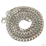 Silver Semi-Solid Franco Link Chain 5.4mm 22 Inches 69805 - Image 4