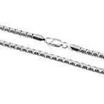 Silver Solid Round Slashed Box Link Chain 3.5mm 24 Inches 70619 - Image 3