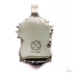 Silver Spikes Crown Jesus Head Pendant 69748 - Image 4