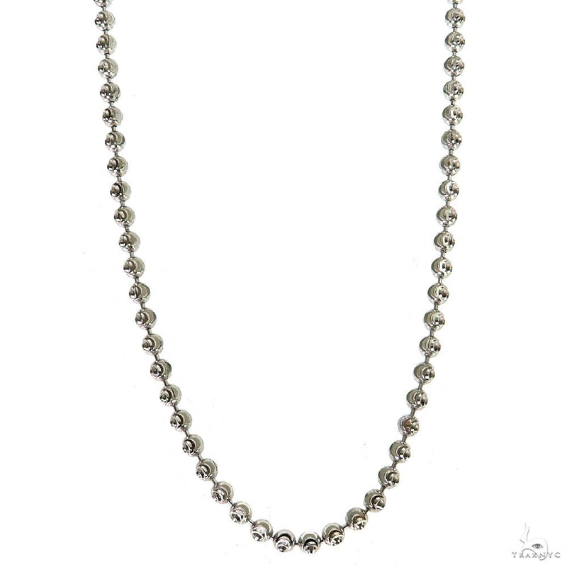 Silver Thin Moon Cut Link Chain 2mm 22 Inches 69810 - Image 1
