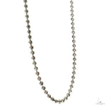 Silver Thin Moon Cut Link Chain 2mm 22 Inches 69810 - Image 2