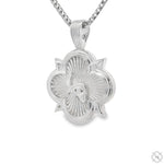 Silver Trax Logo Pendant Set  With Franco Chain Limited Edition 70793 - Image 2