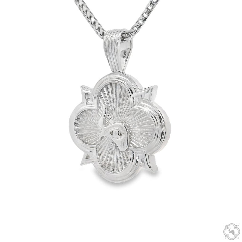 Silver Trax Logo Pendant Set  With Franco Chain Limited Edition 70793 - Image 2