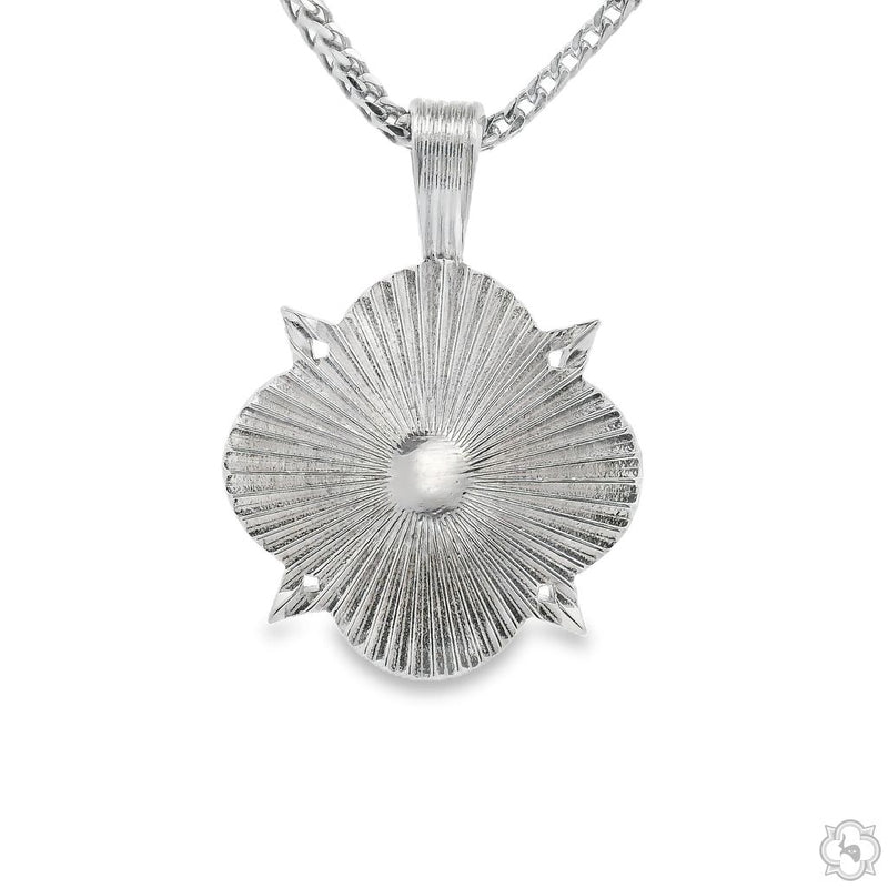 Silver Trax Logo Pendant Set  With Franco Chain Limited Edition 70793 - Image 3