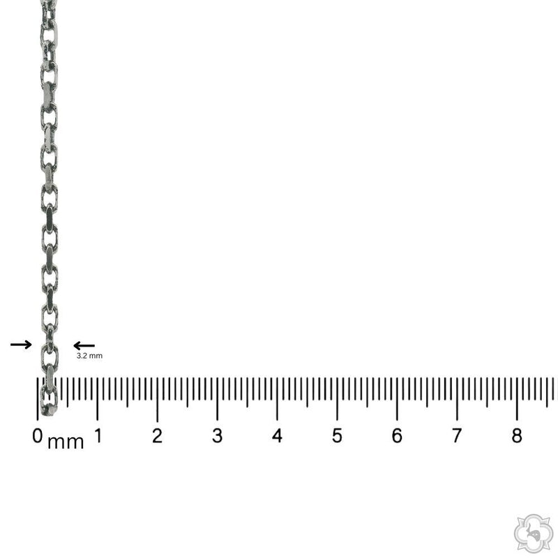 Silver TraxNYC Logo Antiqued Finish Pendant Set With Cable Chain - Limited Edition 70848 - Image 9