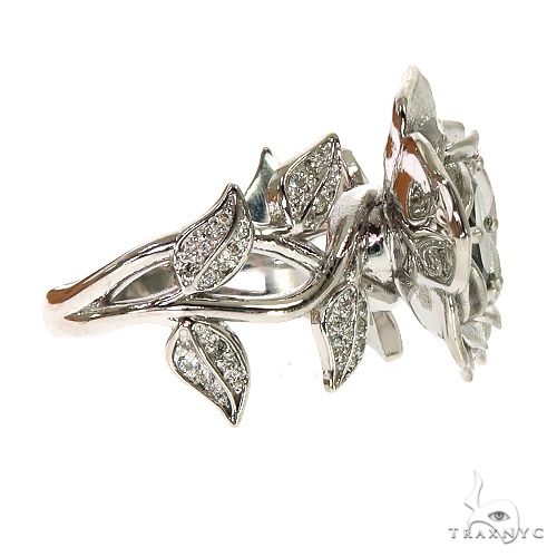 Silverleaf Rose Ring .925 Silver 69998 - Image 3