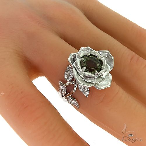 Silverleaf Rose Ring .925 Silver 69998 - Image 6