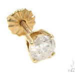 Single Prong Diamond  Earring Stud 63556 - Image 2