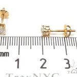 Single Prong Diamond  Earring Stud 63556 - Image 5