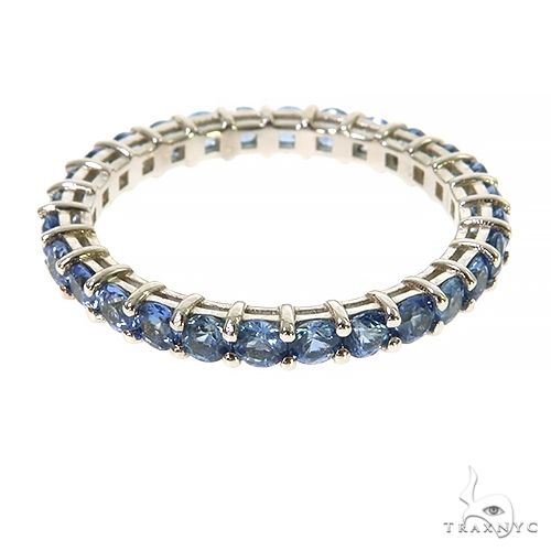 Sky Blue Sapphire Eternity Ring 67400 - Image 2