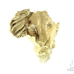 Small African Lion Face Pendant  66348 - Image 2