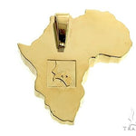 Small African Lion Face Pendant 66345 - Image 2