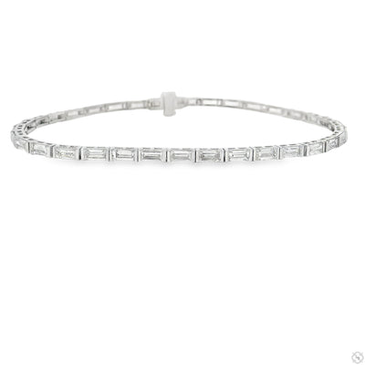 Small Baguette Tennis Bracelet 70294 - Image 1