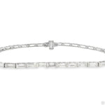 Small Baguette Tennis Bracelet 70294 - Image 4
