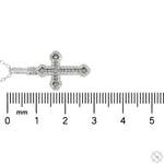 Small Diamond Cross Pendant Set 70874 - Image 6