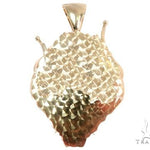 Small Diamond Lion Head Pendant 64161 - Image 3