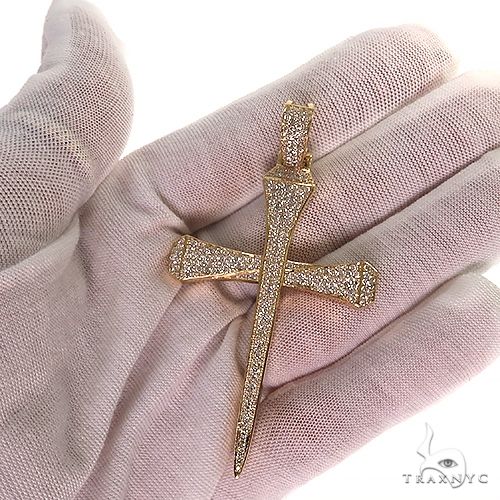 Small Diamond Nail Cross 68696 - Image 7