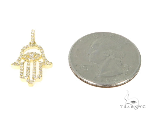 Small Hamsa Pendant 11284 - Image 6