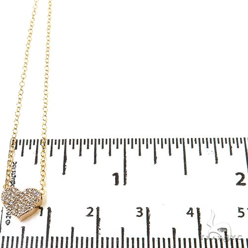 Small Heart Diamond Pendant 68748 - Image 4