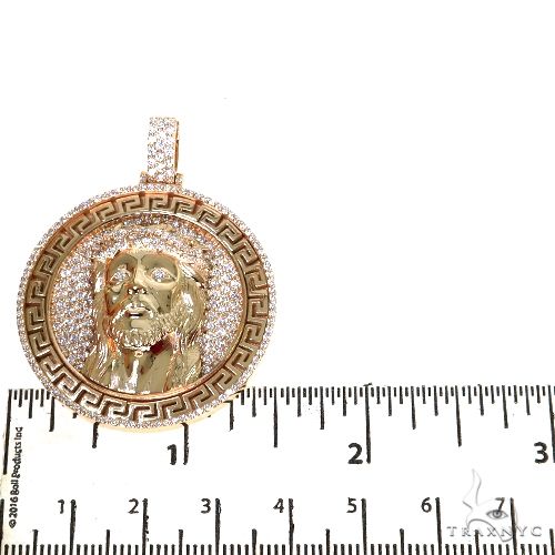 Small Jesus Diamond Pendant 67709 - Image 5